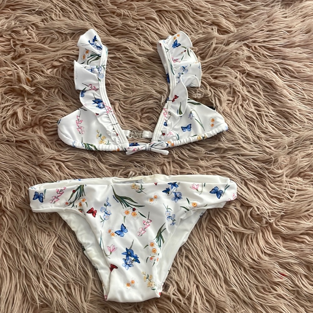 Monnalisa floral bikini size 8